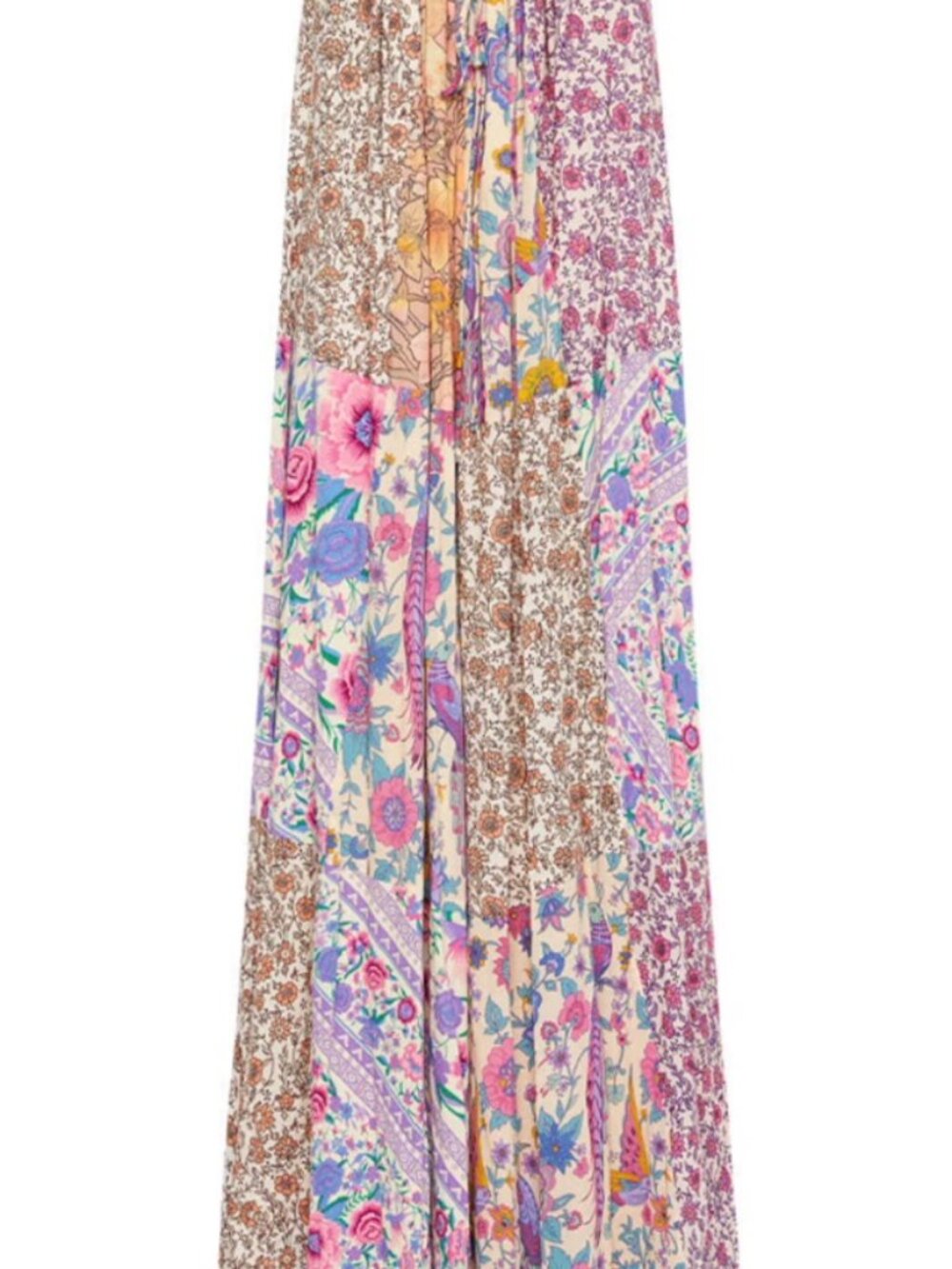 Spell & The Gypsy Renew Patchwork Strappy Maxi Dress | Medium | NWOT | Rare - Picture 4 of 12